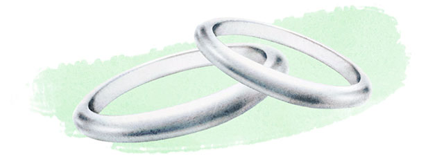 2つの結婚指輪