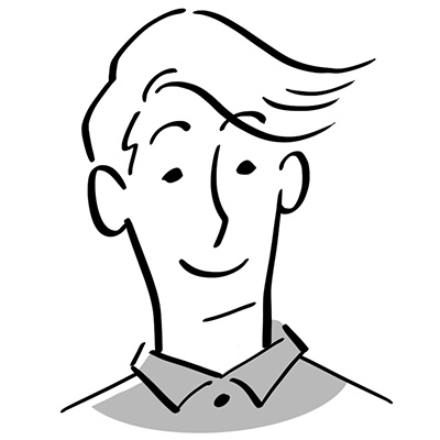 男性のイラスト