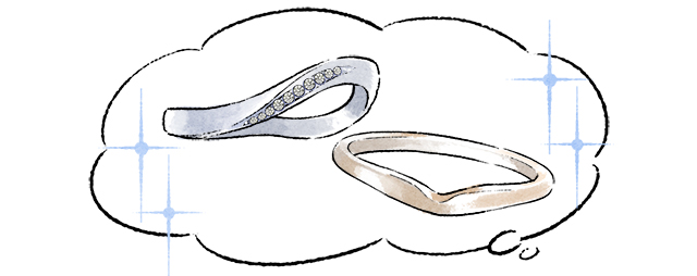指輪のデザインのイメージ