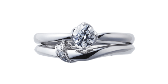 NIWAKA のセットリング　婚約指輪　結（ゆい）結婚指輪　結（ゆい）