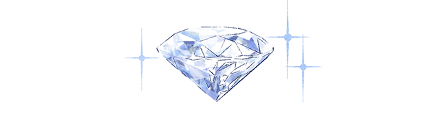 輝くダイヤモンド