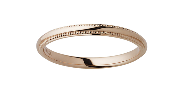 NIWAKA の結婚指輪　ことほぎ ミルタイプ　約2.0mm