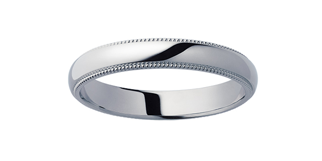 NIWAKA の結婚指輪　ことほぎ ミルタイプ　約3.5mm