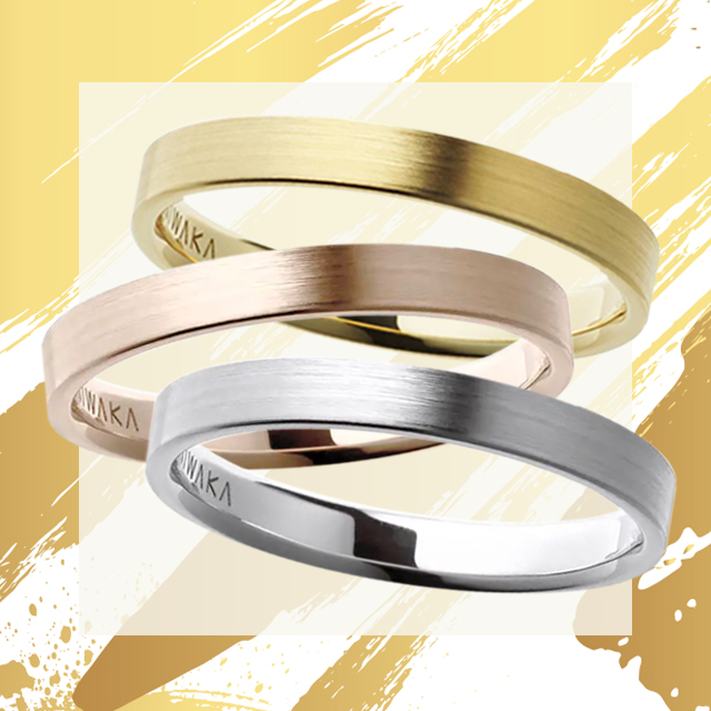 ゴールドの結婚指輪の素材でおすすめの18K(金)って？魅力やデザインを