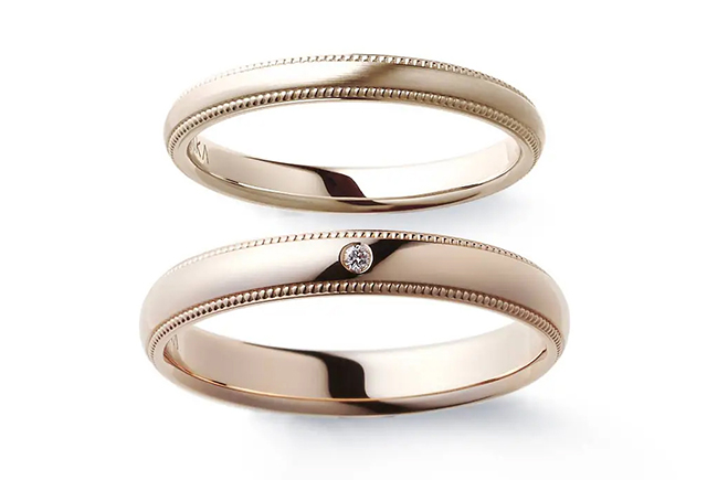 NIWAKA の結婚指輪　ことほぎ（ミルタイプ）