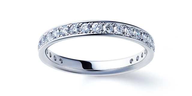 NIWAKA の結婚指輪　ことほぎナチュラルタイプ メレ・フル