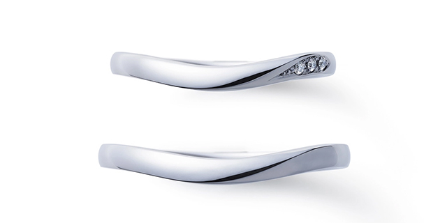 NIWAKAの結婚指輪　雪芽吹（ゆきめぶき）