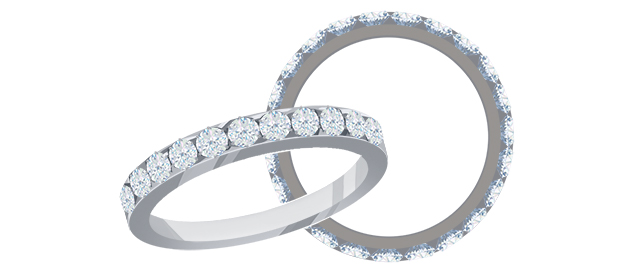 フルエタニティ―の結婚指輪