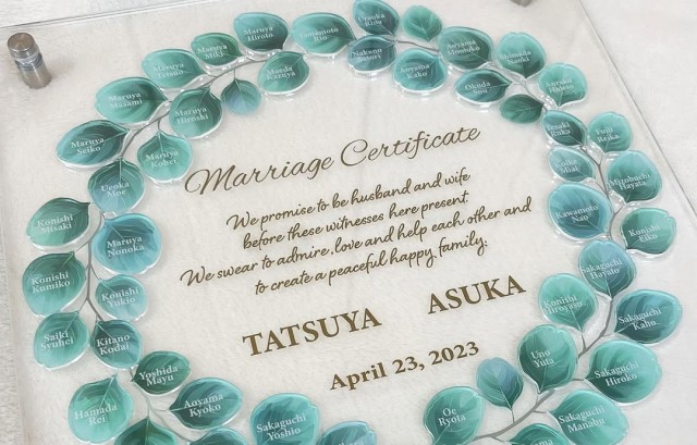 結婚証明書