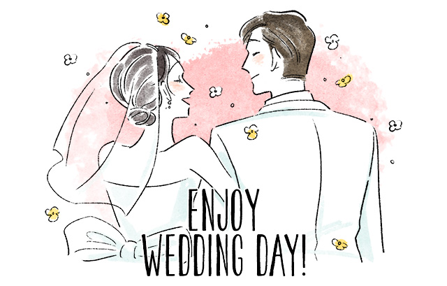 enjoy wedding day!