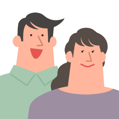 男女のアイコン