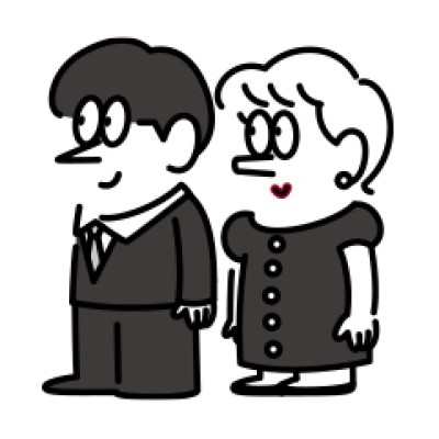 新郎新婦をサポートする立会人