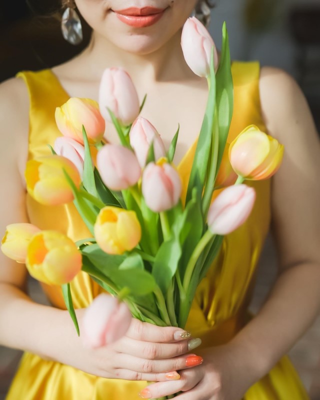 チューリップのブーケ