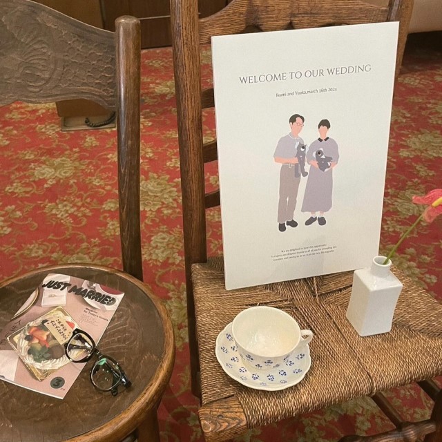 A3サイズのウェルカムボード