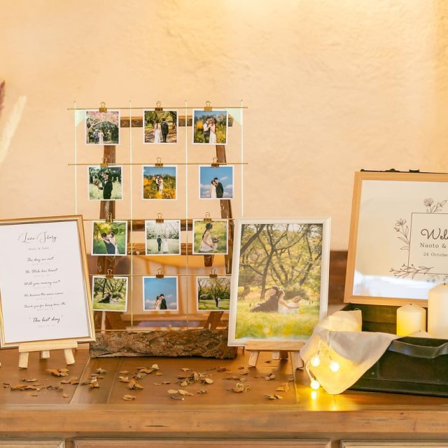 A4サイズのウェルカムボード