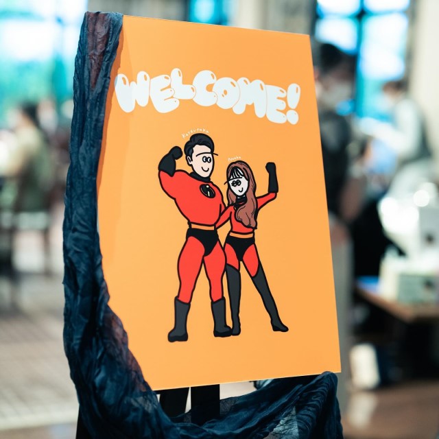 B3サイズのウェルカムボード