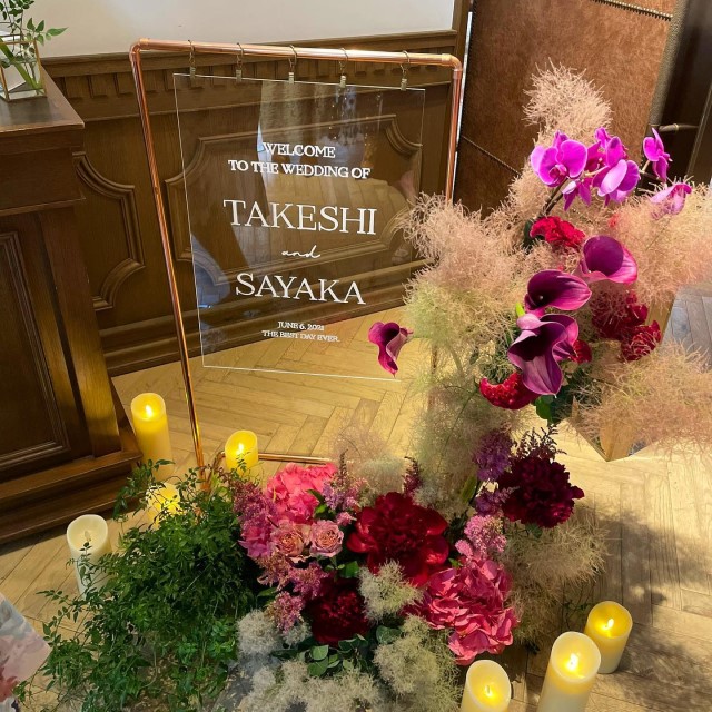 A2サイズのウェルカムボード