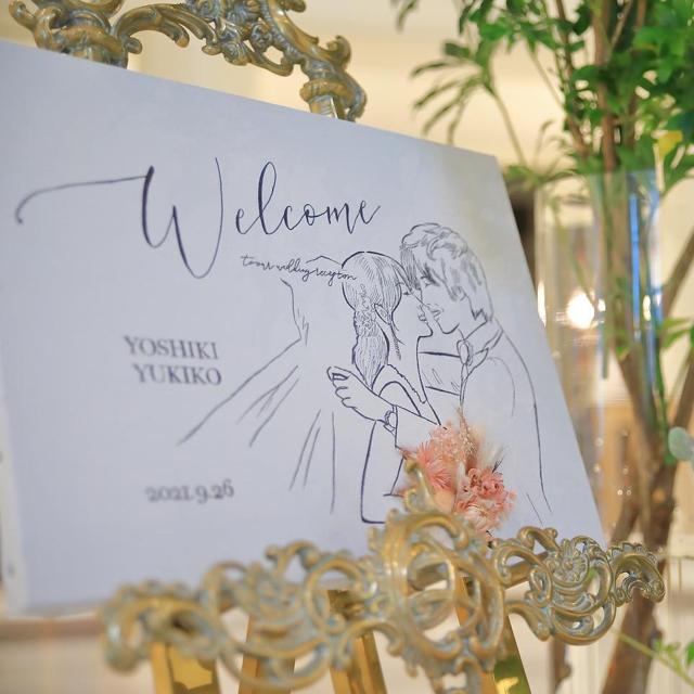 ウェルカムボードにはどんな文字を書く？おすすめ文例とフォントをご