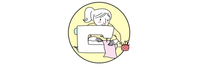 手づくりする様子