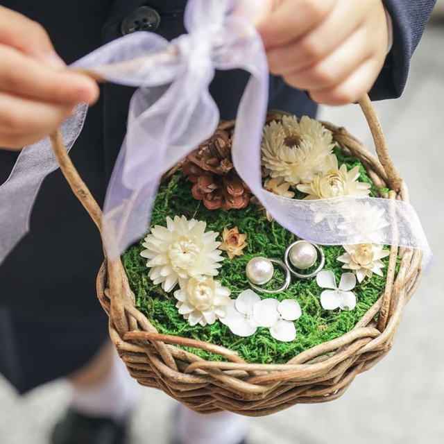 かごタイプのリングピロー