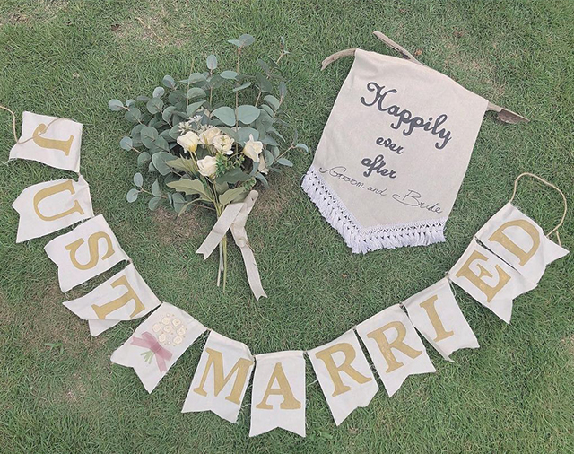 布地のガーランド