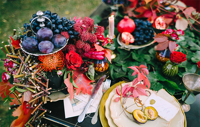 ごちゃっとした印象の装飾