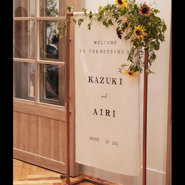 ナチュラル派の花嫁必見！マネしたくなるウェルカムスペースアイデア