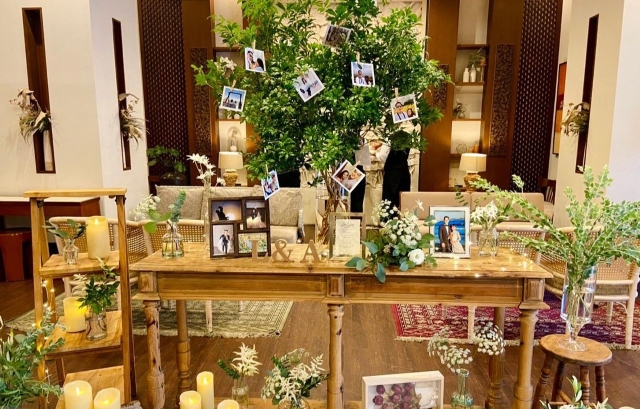 グリーンを主役にしたウェルカムスペース