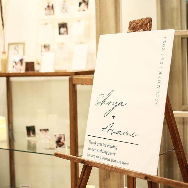 ウェルカムボードの実例