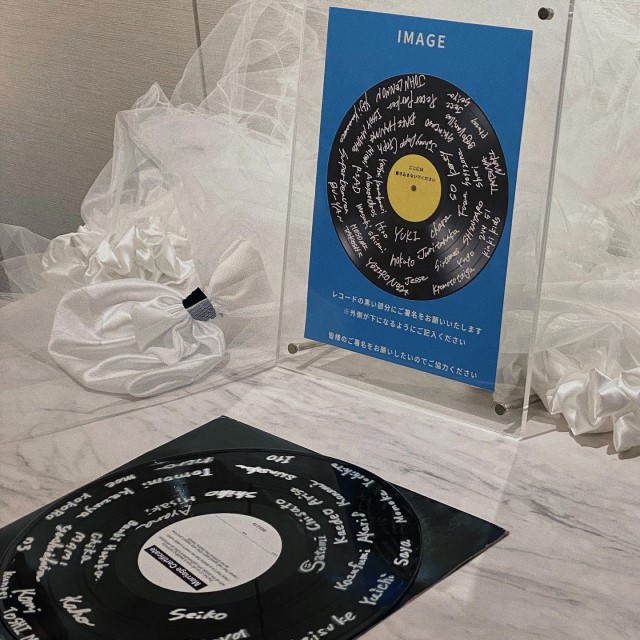 寄せ書き結婚証明書の実例