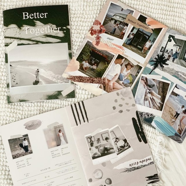 プロフィールブックの実例