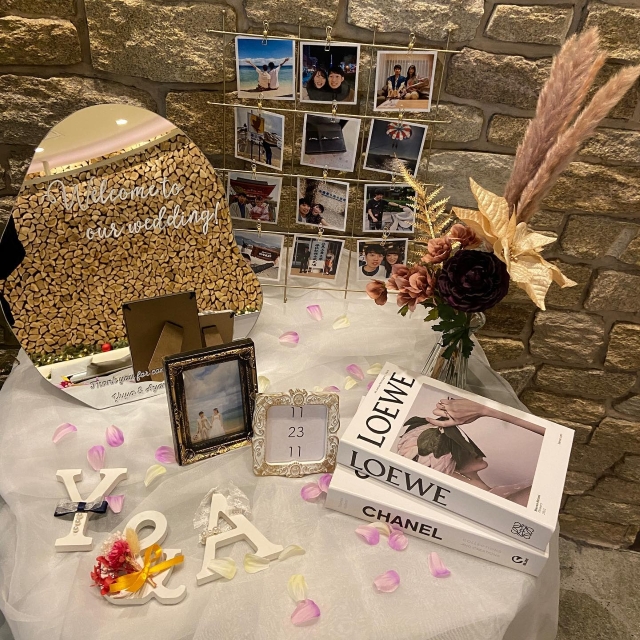 イニシャルオブジェって？結婚式での使い方＆先輩カップルのアレンジ