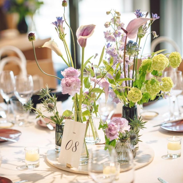 紙のテーブルナンバー