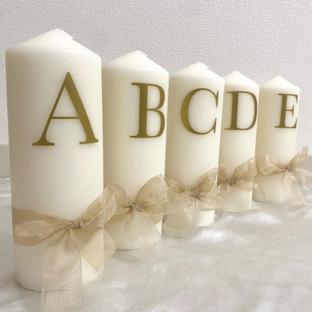 キャンドルのテーブルナンバー