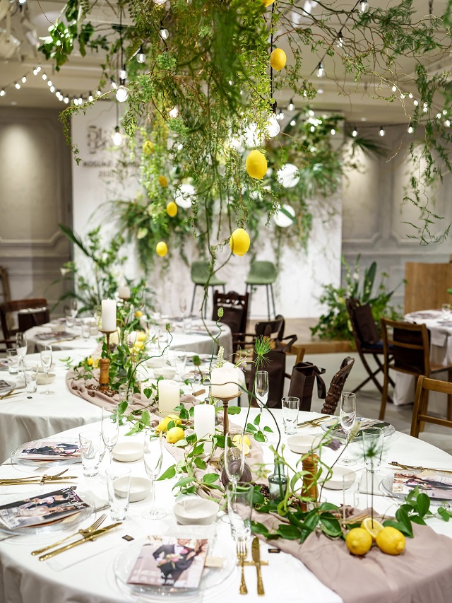 自然がテーマのナチュラルテイストな結婚式テーブルコーディネート集