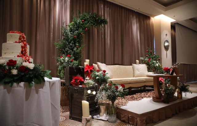 クリスマステーマの高砂