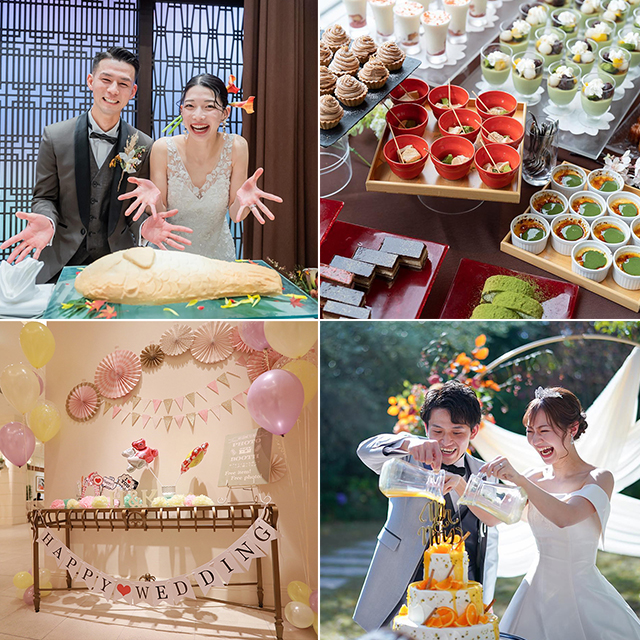 【結婚式の演出】入場、乾杯、ケーキ入刀…などシーン別におすすめのアイデアをご紹介