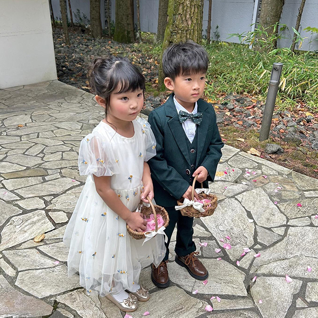 リングボーイ・フラワーガール実例！子どもの挙式演出アイデア30
