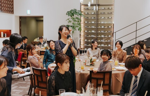 テーブルスピーチの様子