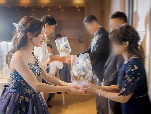 花束贈呈