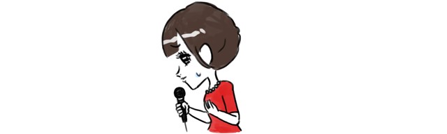 緊張を感じる女性