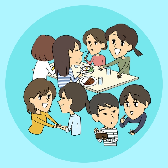 二次会幹事へ感謝を伝えている様子