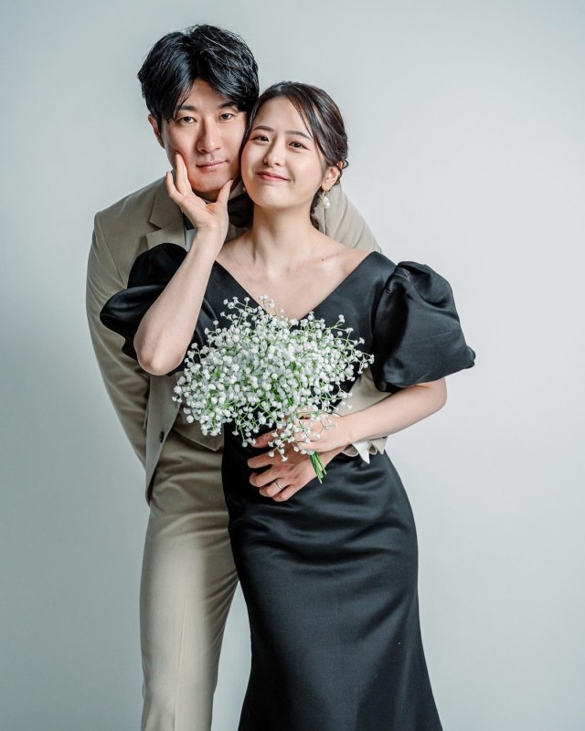 前撮りポーズの実例