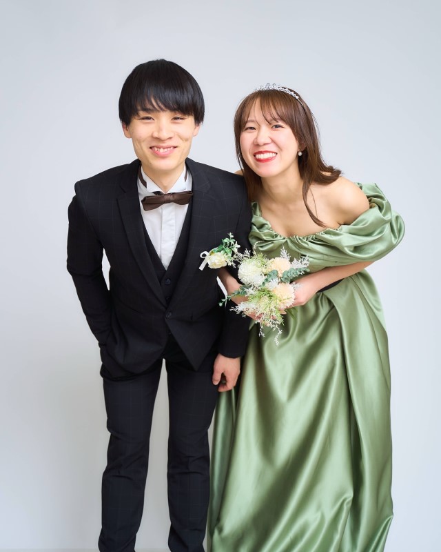 前撮りポーズの実例