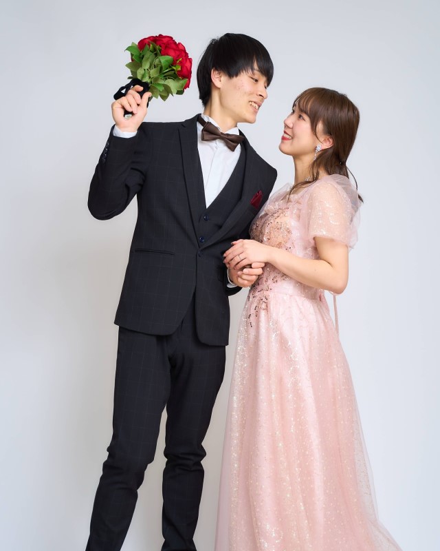 見つめ合いショットの実例