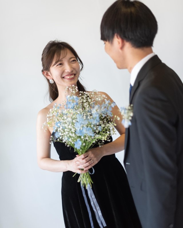 見つめ合いショットの実例