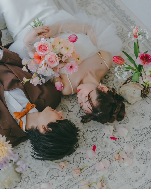 寝そべりショットの実例