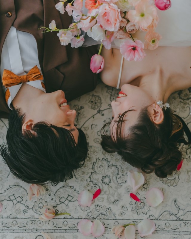 寝そべりショットの実例