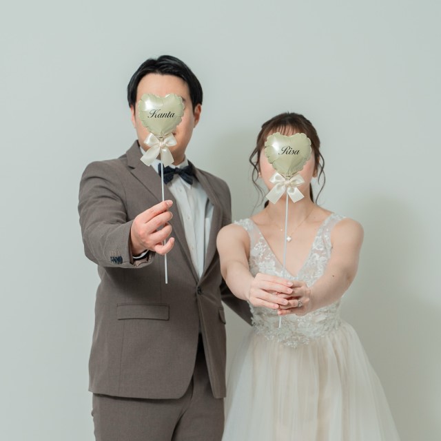 顔隠しショット