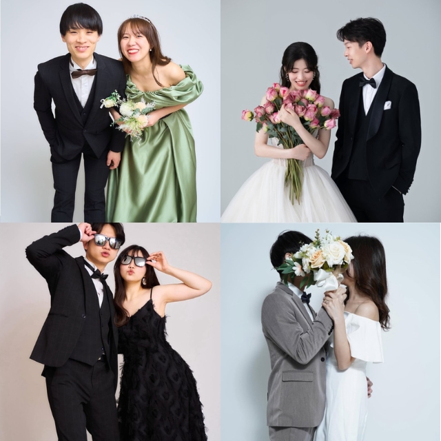 前撮りポーズの実例集